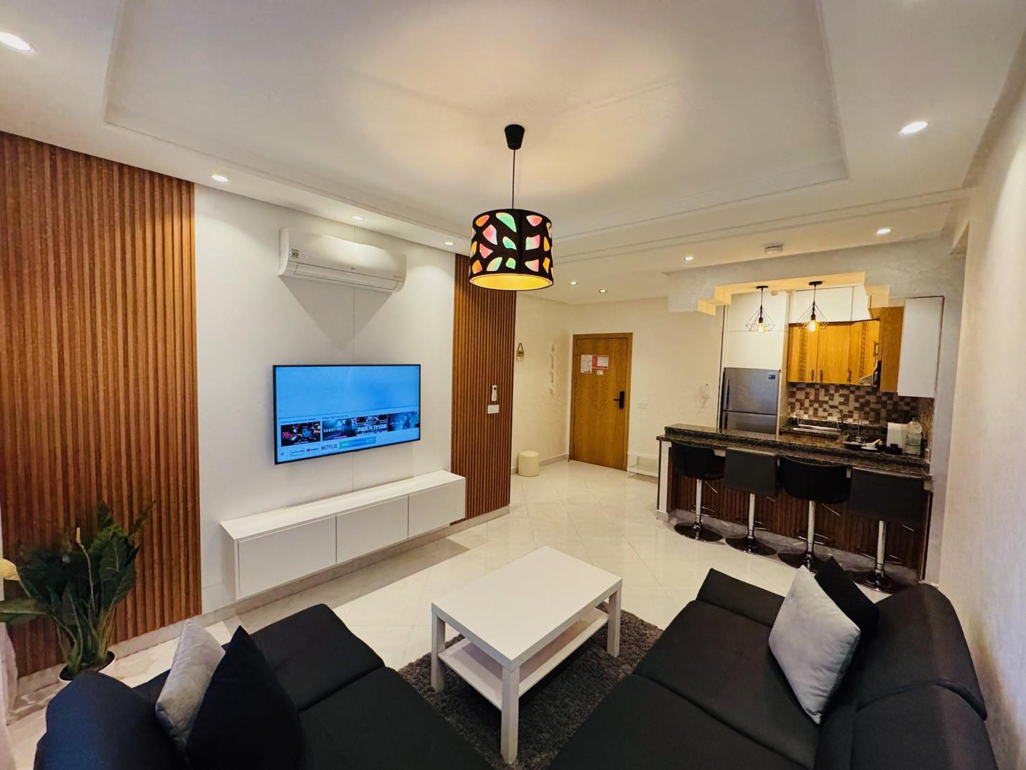 Modern Apartment In The Heart Of Tanger Exterior foto