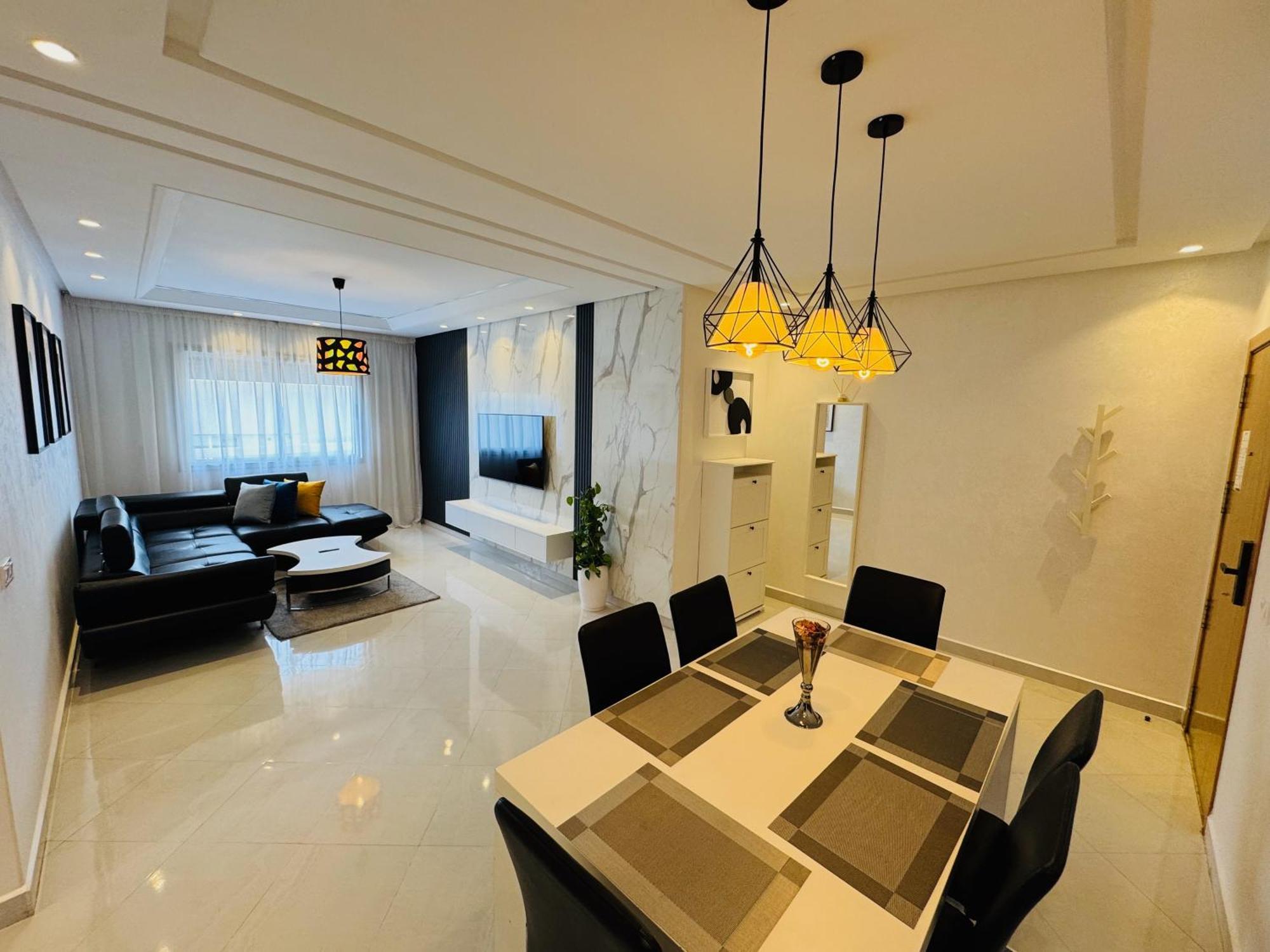 Modern Apartment In The Heart Of Tanger Exterior foto