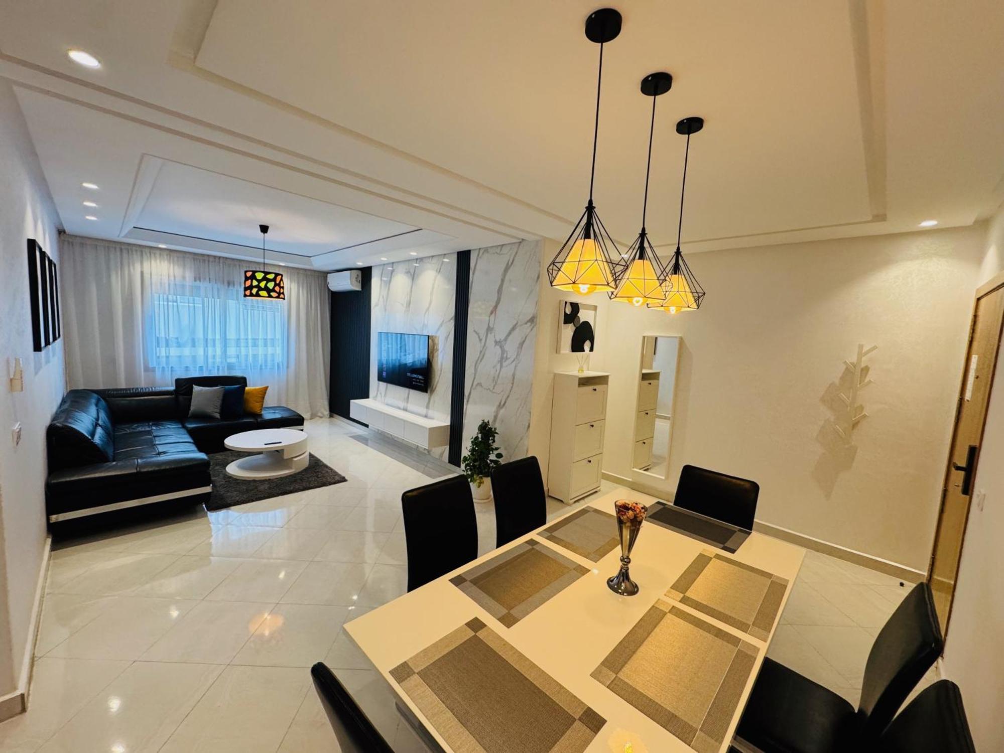 Modern Apartment In The Heart Of Tanger Exterior foto