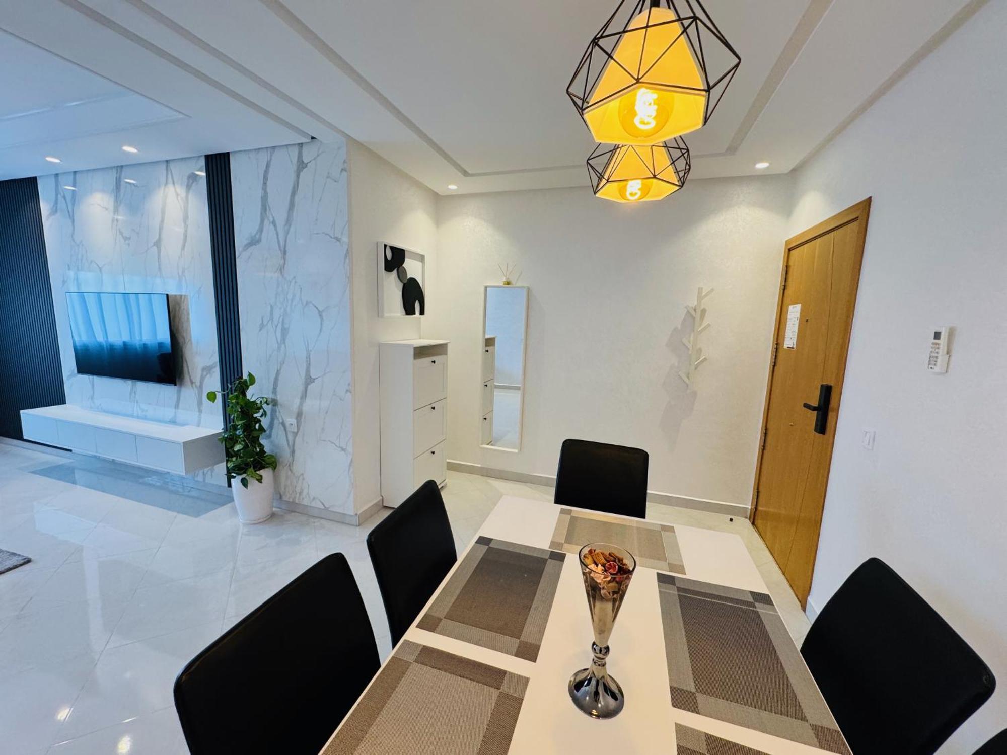 Modern Apartment In The Heart Of Tanger Exterior foto