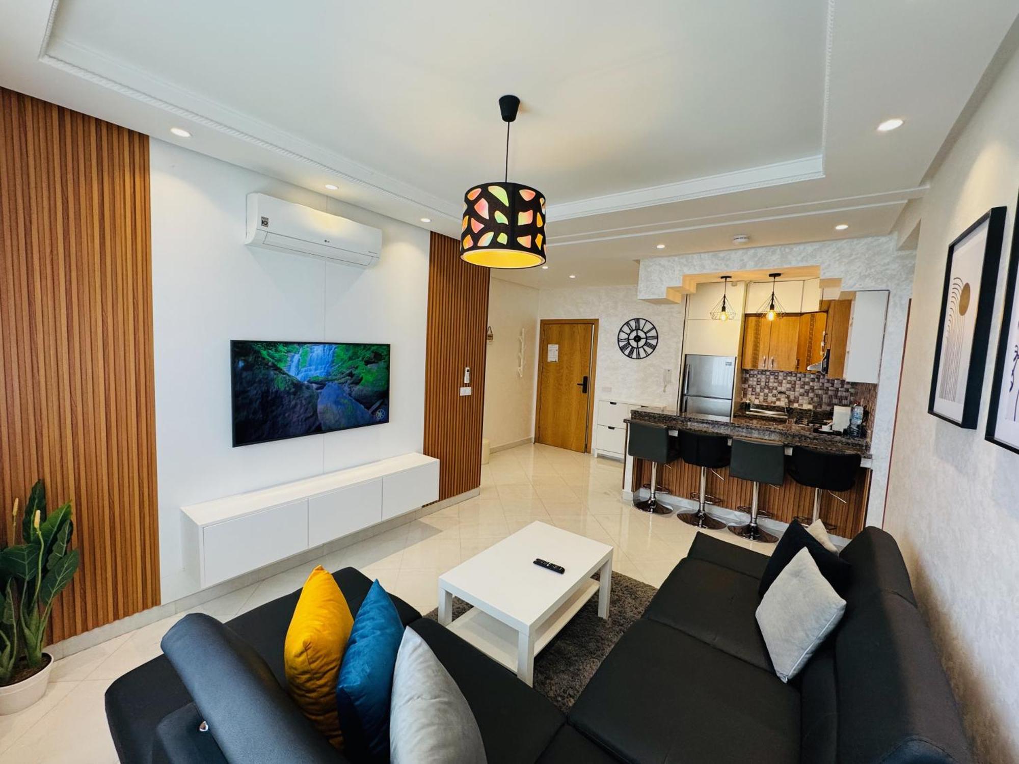 Modern Apartment In The Heart Of Tanger Exterior foto